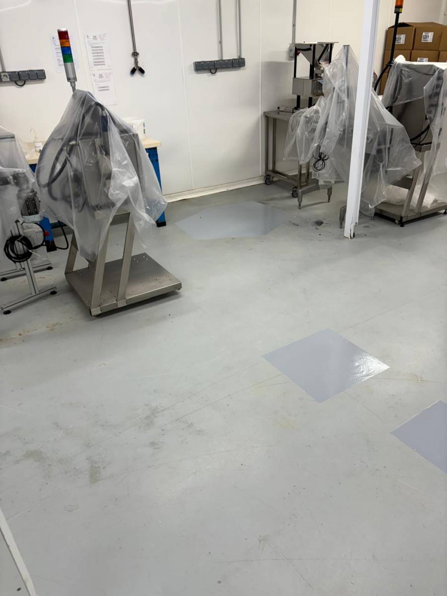 réparation sol d'usine